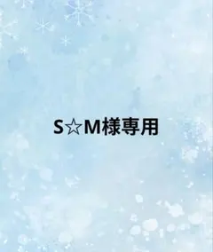 S☆M様専用　　2点