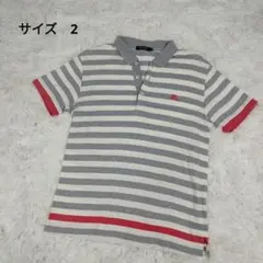 【良品】バーバリーブラックレーベル　　ポロシャツ　　メンズ　サイズ2
