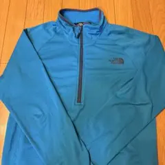 THE NORTH FACE ハーフジップ カットソー ブルー Mのサムネイル