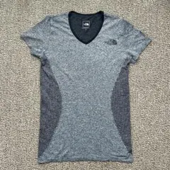 THE NORTH FACE TシャツVネック レディース S ダークグレーのサムネイル