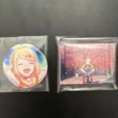 ボーカロイド プロセカ 鏡音レン リン 缶バッジ　アクリルブロック