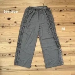 もと様専用　terrace レディース　サイドフリルリラックスパンツ　M