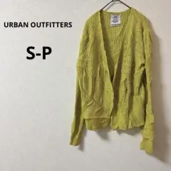 URBAN OUTFITTERS 【S-P】イエローカーディガン 黄色 海外古着のサムネイル