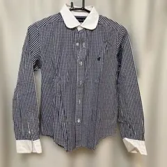 【BEAMS BOY】 ギンガムチェック クレリックシャツ 長袖のサムネイル