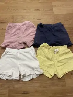 女の子　ショートパンツ4枚　UNIQLO 西松屋　まとめ売り