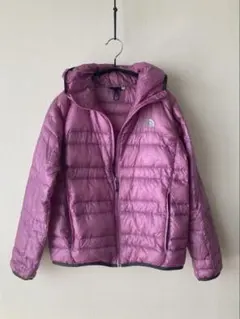 Sサイズ THE NORTH FACE フード付きダウン 薄手 パープル ピンク