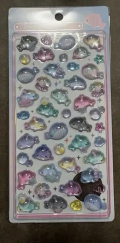 正規品　水族館限定　ボンボンドロップシール　イルカ　うみ