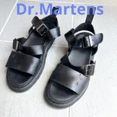 Dr.Martens グリフォン ブラック サンダル ストラップ付きのサムネイル