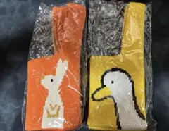 【未使用】ZOO miniニットバッグコレクション　ガチャガチャ　ウサギ&アヒル