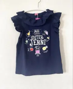 新品SISTER JENNI 襟元袖口フリル 吸水速乾 160 ネイビーのサムネイル