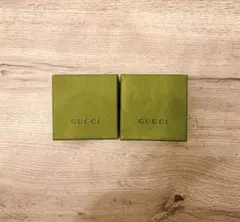 GUCCI 緑色 空箱 付属品付き 2セット