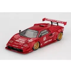 1/64 左赤 カウンタック ランボルギーニ LB-WORKS (Y101)