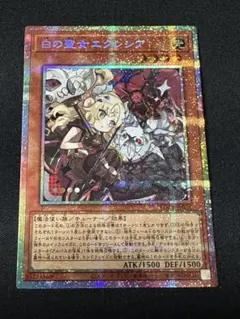 遊戯王 白の聖女エクレシア プリズマティックシークレットレア 絵違い