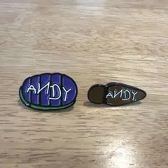 トイストーリー バズ ウッディ ピンバッチセット　ANDY