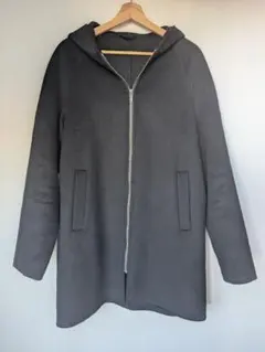 【ZARA】フード付きロングコート