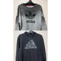 adidas スウェット&パーカー 2点セット 男女兼用