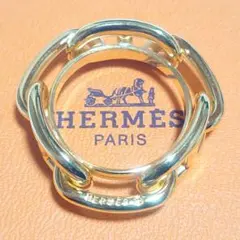 未使用 エルメス スカーフリング シェーヌダンクル 22号 ケース付き