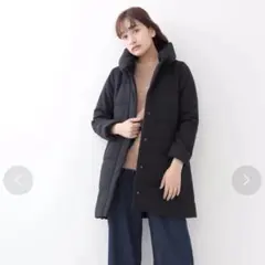 earth music&ecology 中綿ツイードロングブルゾン Mサイズ