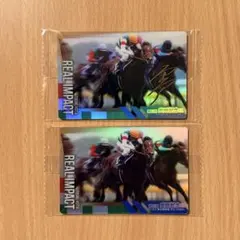 サラブレッドホースコレクション リアルインパクト 金箔サイン　計4枚セット