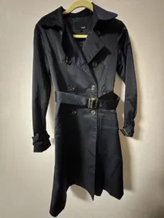 next 黒 トレンチコート 8号