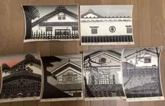 寺司勝次郎　屋根版画家　「旧家」　木版画 Amazon.co.jp: (真作) 屋根の版画家「寺司勝次郎」作 『ひざし
