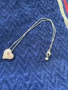 ハート型ストーンネックレス