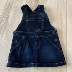 無印良品　デニム ジャンパースカート サロペット