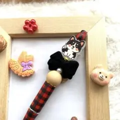 ☆豆柴ちゃんが可愛いカスタムボールペン☆