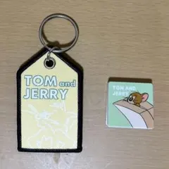 トムとジェリー　キーホルダー　スタンドクリップ　2点セット