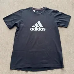 アディダス Tシャツ ビッグロゴ 170 S M 黒 クライマライト