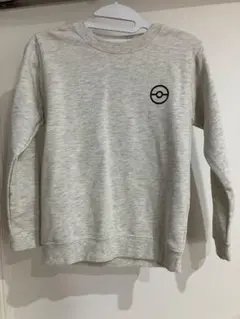 未使用ポケモン スウェットトレーナー ライトグレー