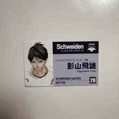 影山飛雄 ハイキュー名刺カードコレクション