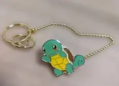 ポケモン ゼニガメ　クリップ付き キーホルダー