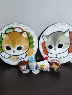 モフサンド 寿司にゃん 低反発クッション 肉球じるしのスイーツにゃんマスコット