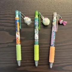平成レトロ ハムちゃん チャーム付き シャーペン 2本セット 文房具