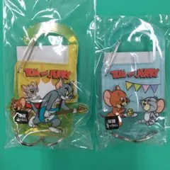 ② トムとジェリー アクリルカラビナ 2個セット 【新品未開封】