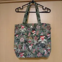 Ed Hardy トートバッグ スカルデザイン ブラウン 蛇柄 エドハーディー 