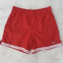 00's Y2K ナイキ NIKE 白タグ ショートパンツ　レッド L