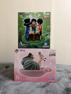 一番くじ ワンピース A賞 ルフィ サボ エース B賞　くま　ボニー　セット