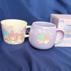 サンリオ　キキララ リトルツインスターズ ゆったり　マグカップ　50周年　A