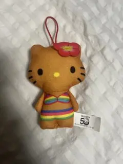 マック　日焼けキティキーホルダー