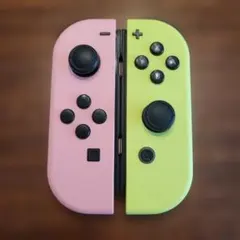 Nintendo Switchジョイコン　パステルピンク/パステルイエロー