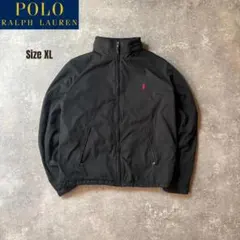 【2way✨美品】ポロラルフローレン ナイロンジャケット ブルゾン　ブラック 2025年最新】POLO RALPH LAUREN 素材：ナイロン ジャンパー・ブルゾン