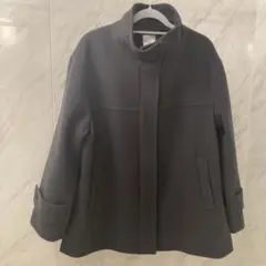 【値下げ】ウールメルトンスタンドショートコート