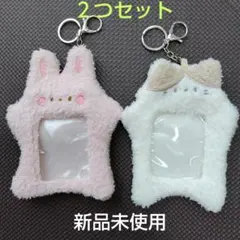 トレカケース　キーホルダー　うさぎ　猫