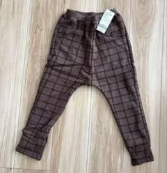新品未使用品　タグ付き　裏起毛サルエルパンツのサムネイル