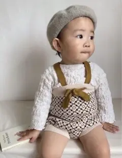 サスペンダー ロンパース