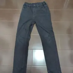 UNIQLO 黒 長ズボン 130　裏起毛