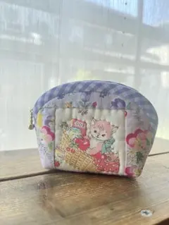 レトロアニマル♡ハンドメイドポーチ