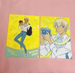 名探偵コナン セガラッキーくじ K賞 クリアファイル 安室透 セット